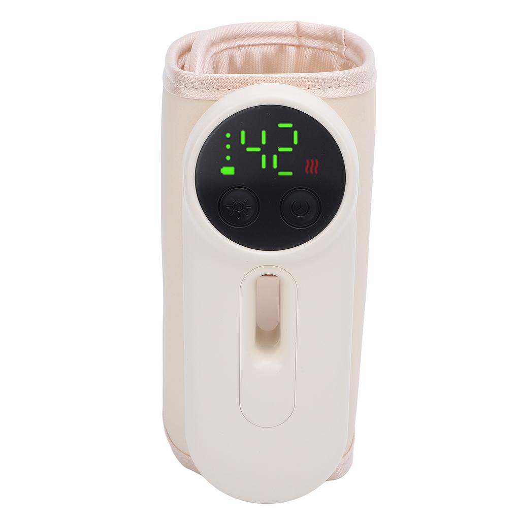 Portable Milk Bottle Warmer Fast Heating Temperature Display Electric Breastmilk Bottle Heater for
