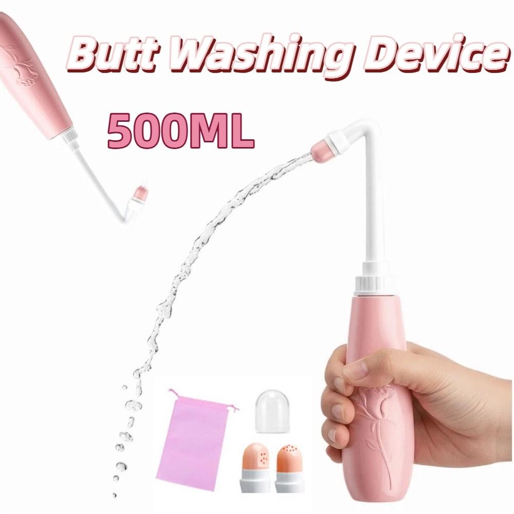 Soft Portable Bidet Sprayer 500ml Butt Washing Device Easy To Use Bidet Cleaner  Elderly Care