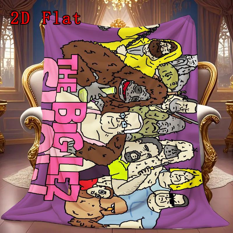 The Big Lez Show 2D Flat Pattern Flannel Blanket High Quality All Seasons Warmth and Comfort Perfect for Christmas Gifts.