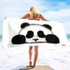 Cute Panda Beach Towel Quick Dry Cartoon Animal Bath Towel Soft Sport Travel Spa Gym Swim Pool Towels Microfiber Bikini Cover Up