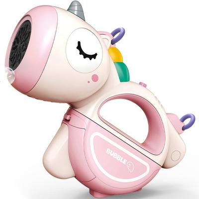 Riverfox Childrens Animal Bubble Gun + Strap + Soap Bubble Solution Set Korean Childrens Toys