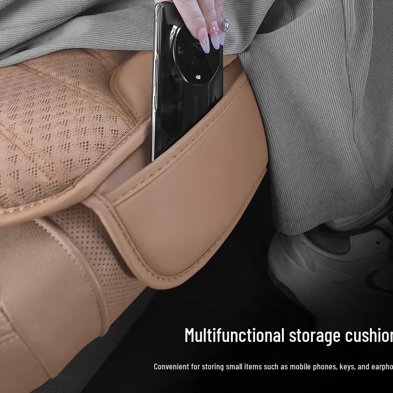 Ice Silk Breathable Seat Cushion for Toyota Crown Lu Fang - All-Season, Wear-Resistant