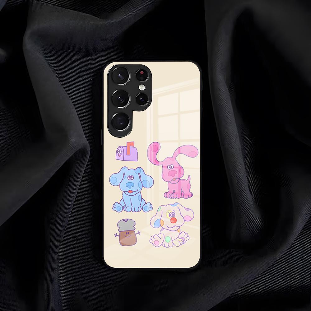 Blue's Clues Phone Case For Samsung S26 S25 Edge S24 S23 S22 S21 S20 Ultra Plus FE Glass Cover