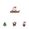 Broche de Natal de Material de Liga Design de Personagem de Desenho Animado Artesanato de Óleo Gotejado Xz3102-1 Xz3102-2 Xz3102-3 Xz3102-4 Xz3102-5 Xz3102-6