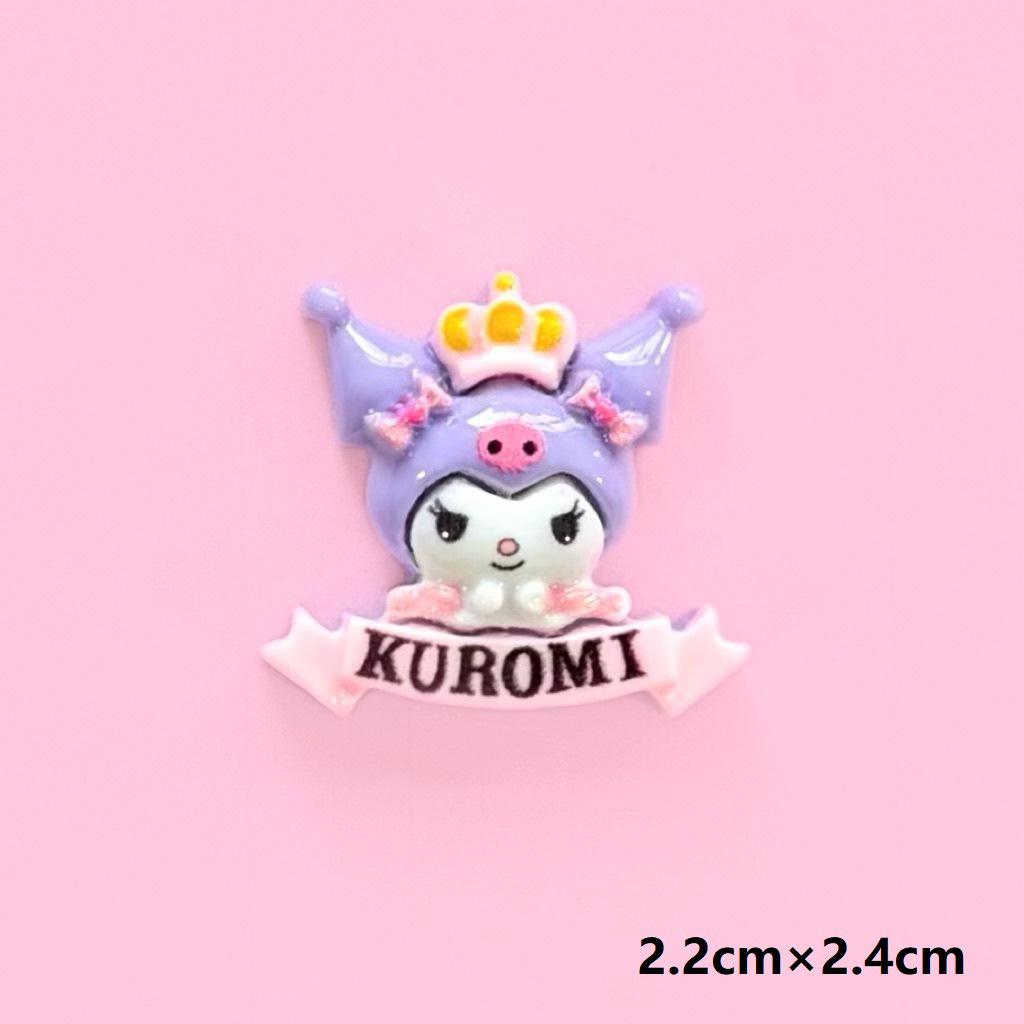 Flower Mini Mi DIY Resin Ornaments Set: Hair Clips, Shoe Buckles, Keyholes, Clog Buckles