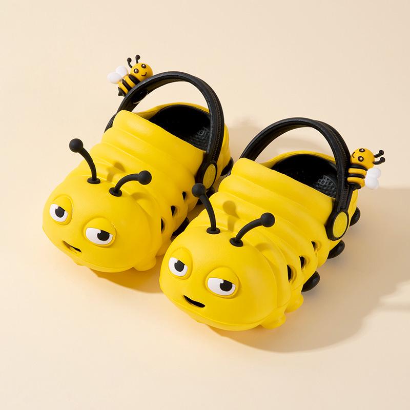 Little Deer Millie Kids  Cartoon Caterpillar Clog Sandals - Summer Breathable, Soft Sole 13cm (Fit: 12.5cm foot)