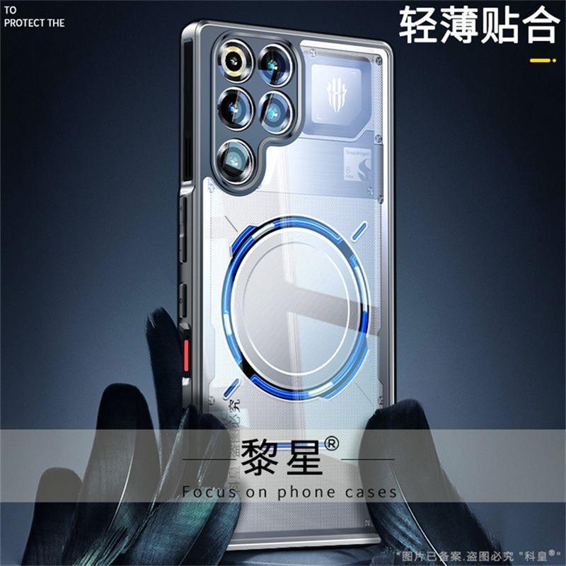 Case For Red Magic 11 Pro Plus Case Transparent Acrylic Hard Cover For ZTE Nubia RedMagic 11 Pro+ 5G Anti-fall Protect Shell