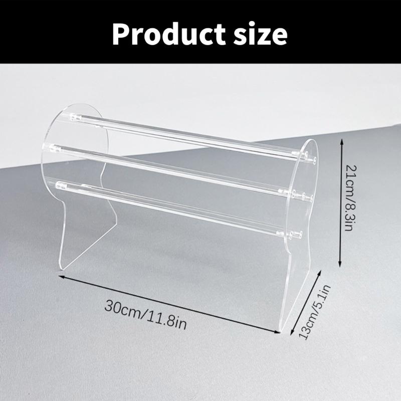 Clear Acrylic Headband Holder Multi Purpose Headband Holder Dispaly Rack With Large Capacity For Accessories