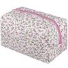 Lightweight Portable Floral Cosmetic Bag for Women – Secure Zipper Closure, Holds Makeup, & Toiletries, Travel Friendly Toiletry Organizer Pouch