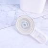 1Pcs Toothbrush Holder White Wall Mounted Suction Cup Style Fade Resistant Wear Resistant Bathroom Toiletries Organizer Rack No