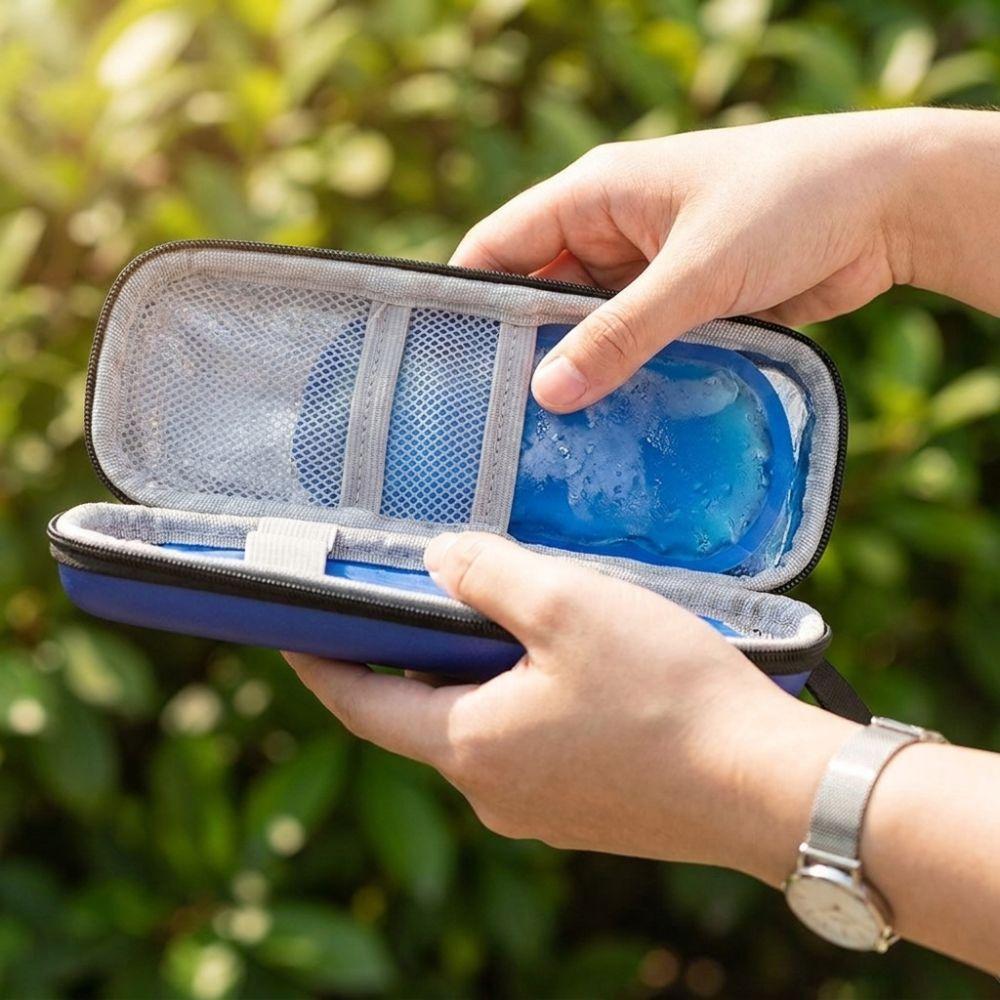 Thermal Insulated Insulin Cooler Travel Case Refrigerated Pill Cooler Bag  Home Outdoor