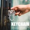 Stainless Steel Key Chain, Keychain Quick Release, Stainless Steel Keychain Carabiner with Multiple Rings
