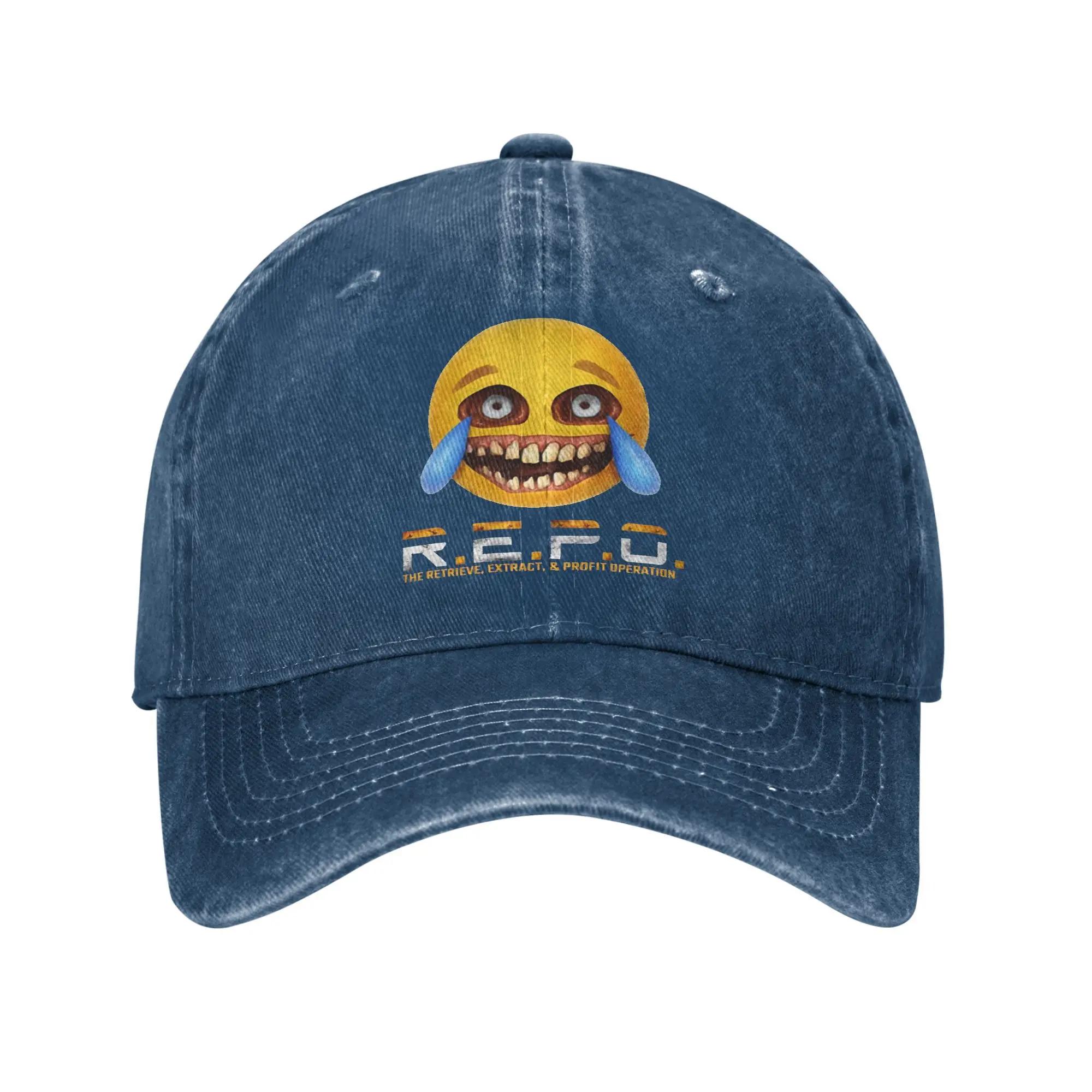 

R.E.P.O. Robot Horror Games Casual Baseball Cap For Unisex-Teens Summer Tennis Skate Trucker Hat DIY Print Baseball Caps One Size