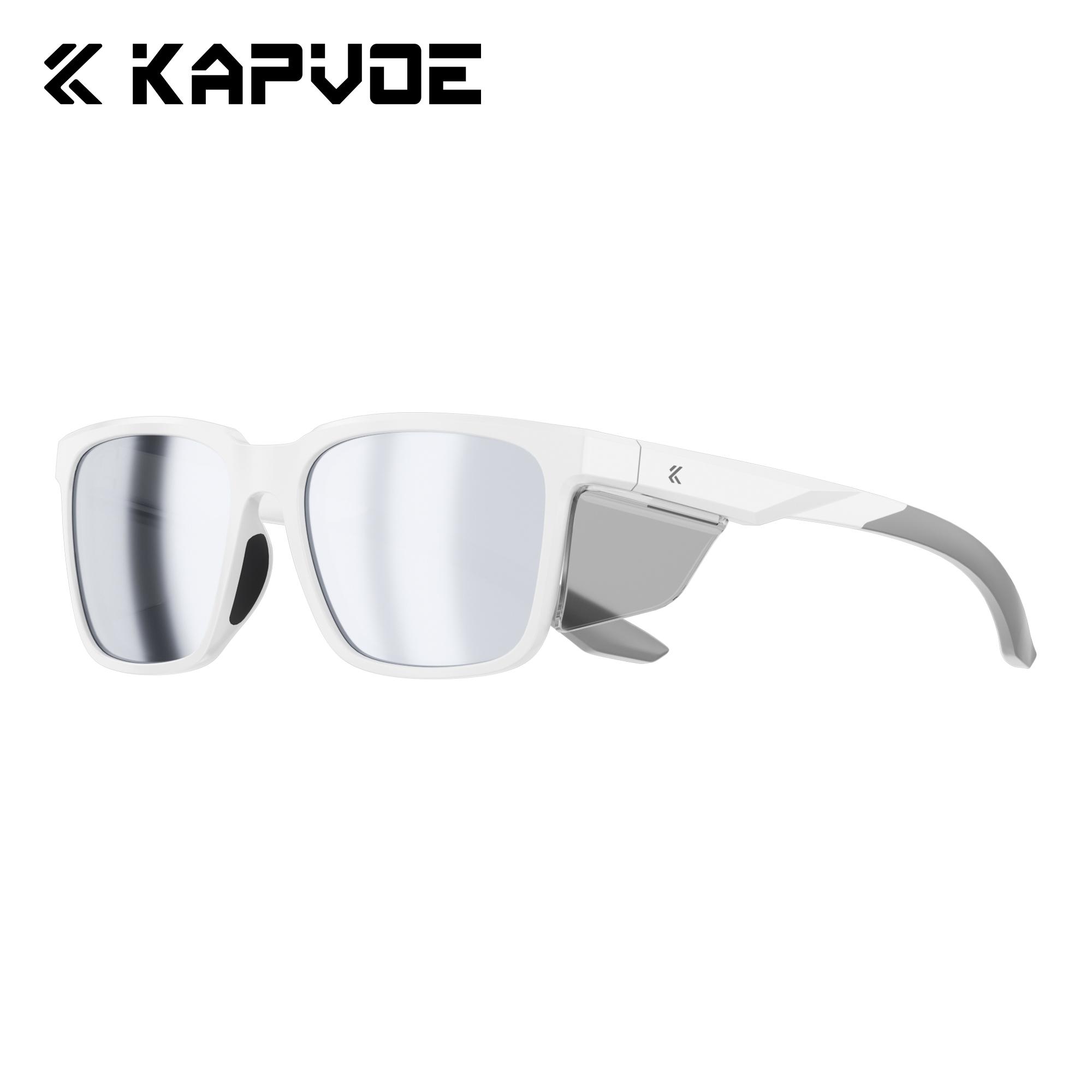 

Kapvoe Glacier Sunglasses Fashion Polarized Sports Sunglasses Men Cycling Glasses Women Glasses Windproof UV400 Glasses Fishing