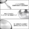 buuyyaa 316 Stainless Steel Frying Pan 24cm, Gas & Induction Compatible, Ergonomic Handle, Oven Safe, Dishwasher Safe, Home Use, Silver