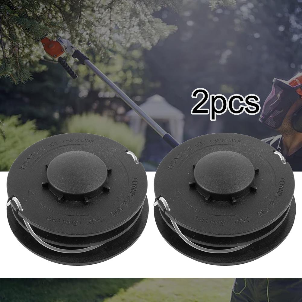 2Pack Replacement Line Spools Compatible With For GC-ET 4530 Grass Trimmer, 1.4mm Nylon, 10m Each, Lawn Mower Accessories