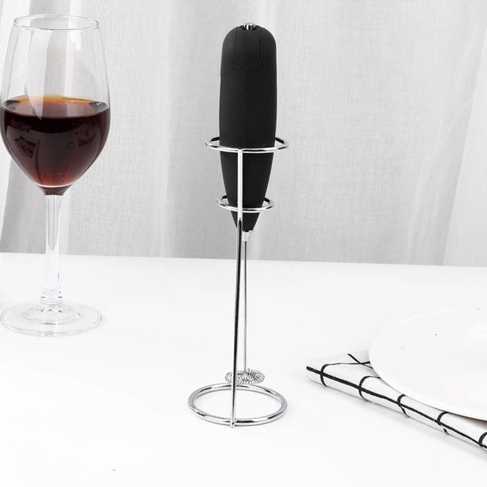 Metal Stand Multifunctional Milk Frother Stand Heavy Duty Universal Egg Beater Holder Iron Hand Blender Holder Coffee Making