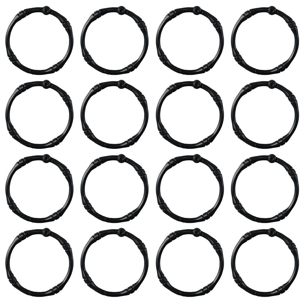 

16 шт. 1,89-дюймовые крючки для штор из цинкового сплава, дверные занавески, подвесное кольцо, открытое кольцо для штор для спальни