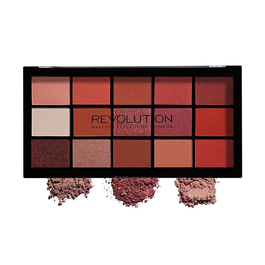 Makeup Revolution Reloaded Palette, Shimmery Makeup Eyeshadow Palette, Includes 15 Shades, Lasts All Day Long, Vegan & Cruelty Free, Newtrals 2, 16.
