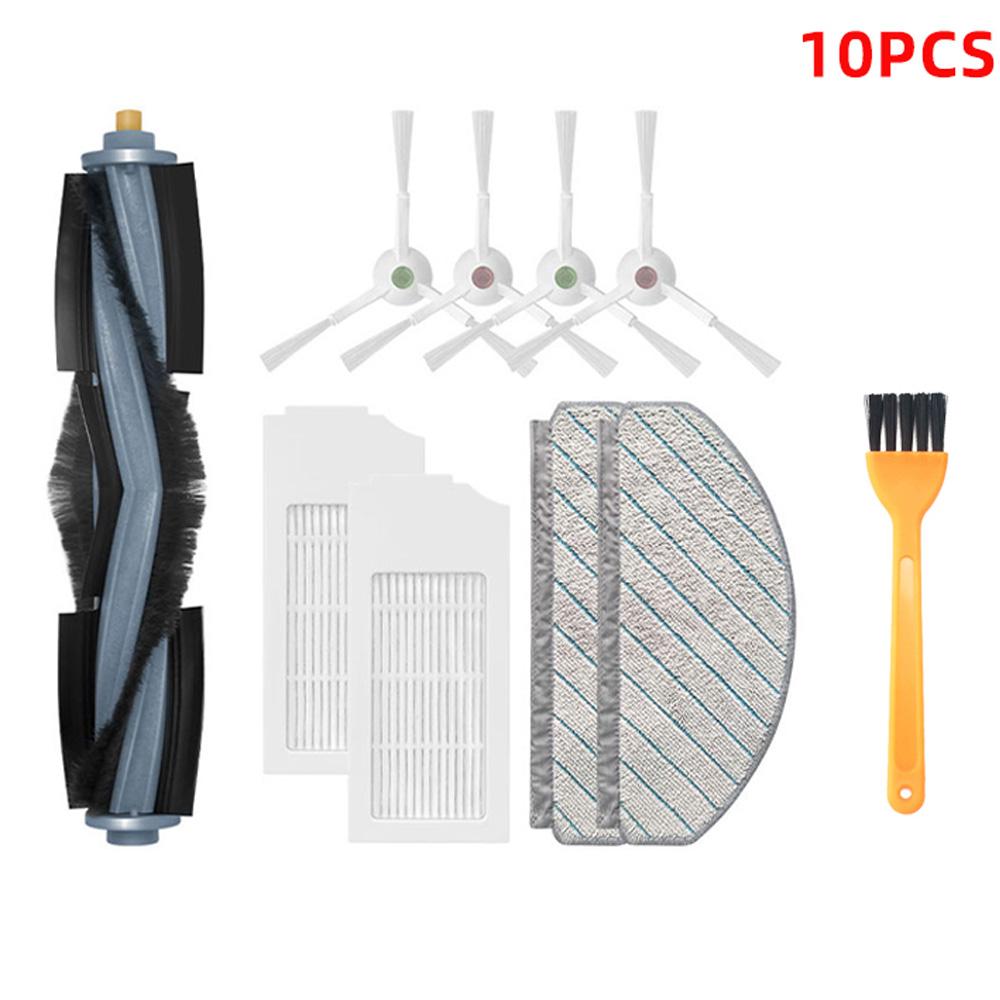 Compatible For ( ECOVACS  X1 PLUS / T10 /T10 PLUS ) Parts Main Side Brush Hepa Filter Mop Rag Wipe Dust Bag Accessories