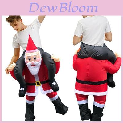 Disfraz Inflable de Navidad Papá Noel para Adultos Perfecto Para Eventos de Cosplay