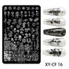 Nail Art Butterfly Flower Bow Rose Line Texture Steel Plate Nail Art Transfer Tool