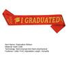 Graduation Ribbon Letter Print Adjustable Length Class of 2026 Celebration Ribbon Ceremony Outfit Accessory