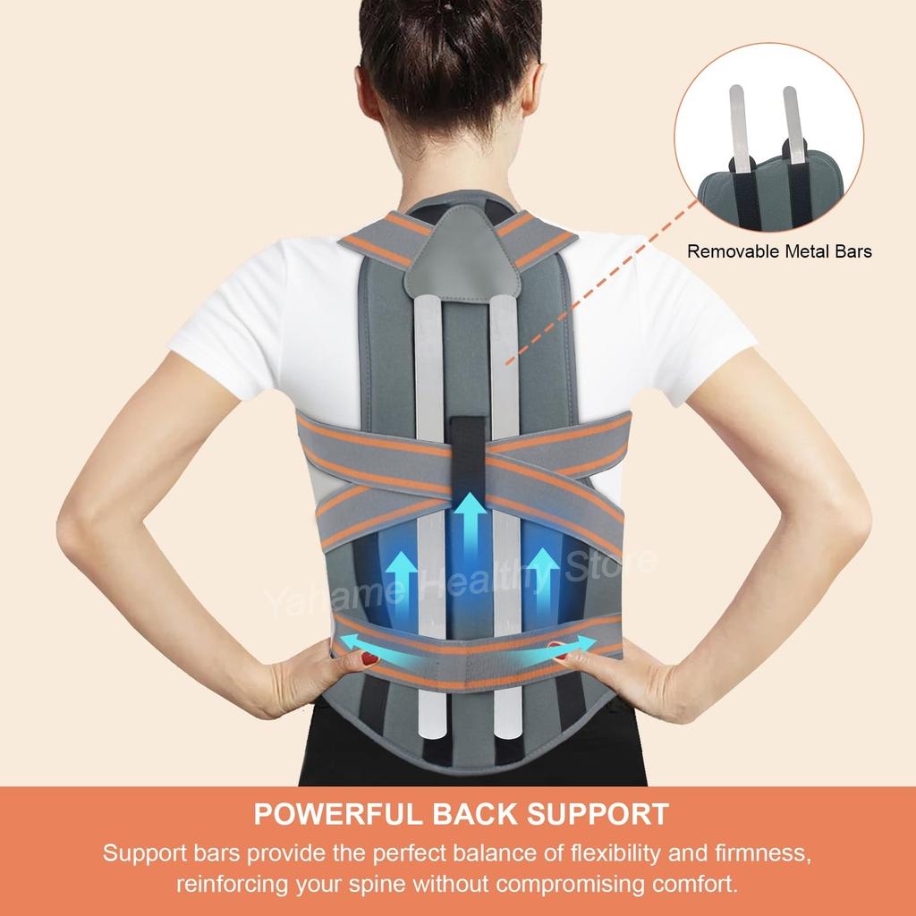 Full Back Brace Posture Corrector Upper Back Straightener Adjustable Shoulder Support Brace Spine Correctors Posture Corrections