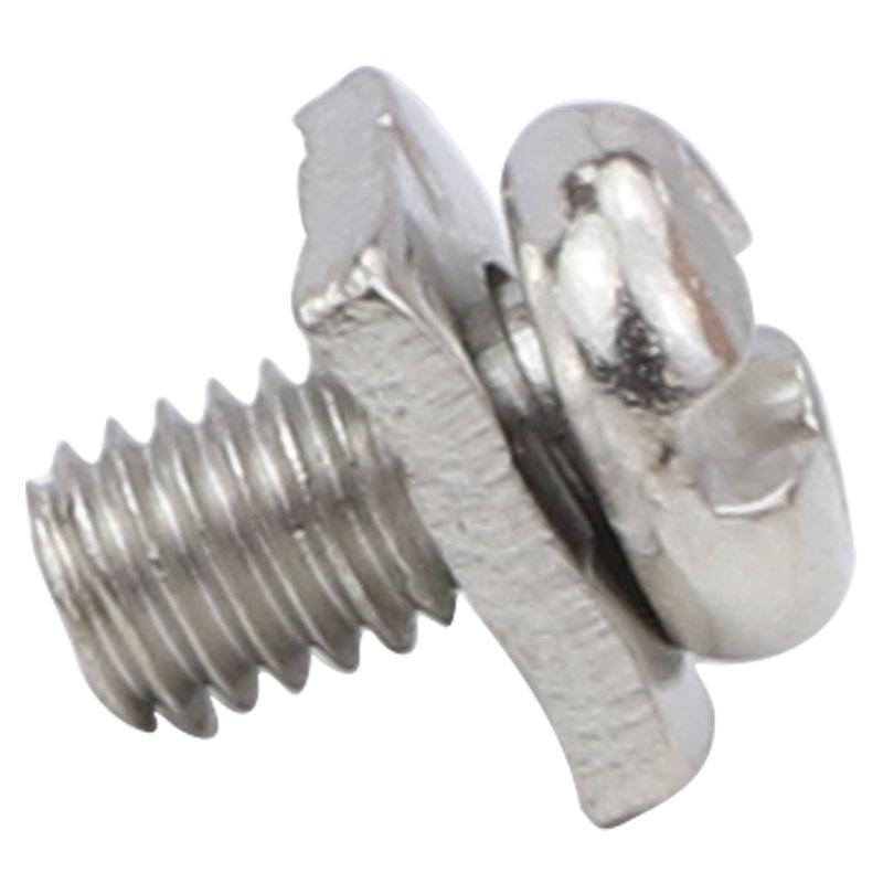 Nickel-Plated Combination Screws: Square Washer Screws, Tile Washer Screws, Round Head Machine Screws M3/M4/M5