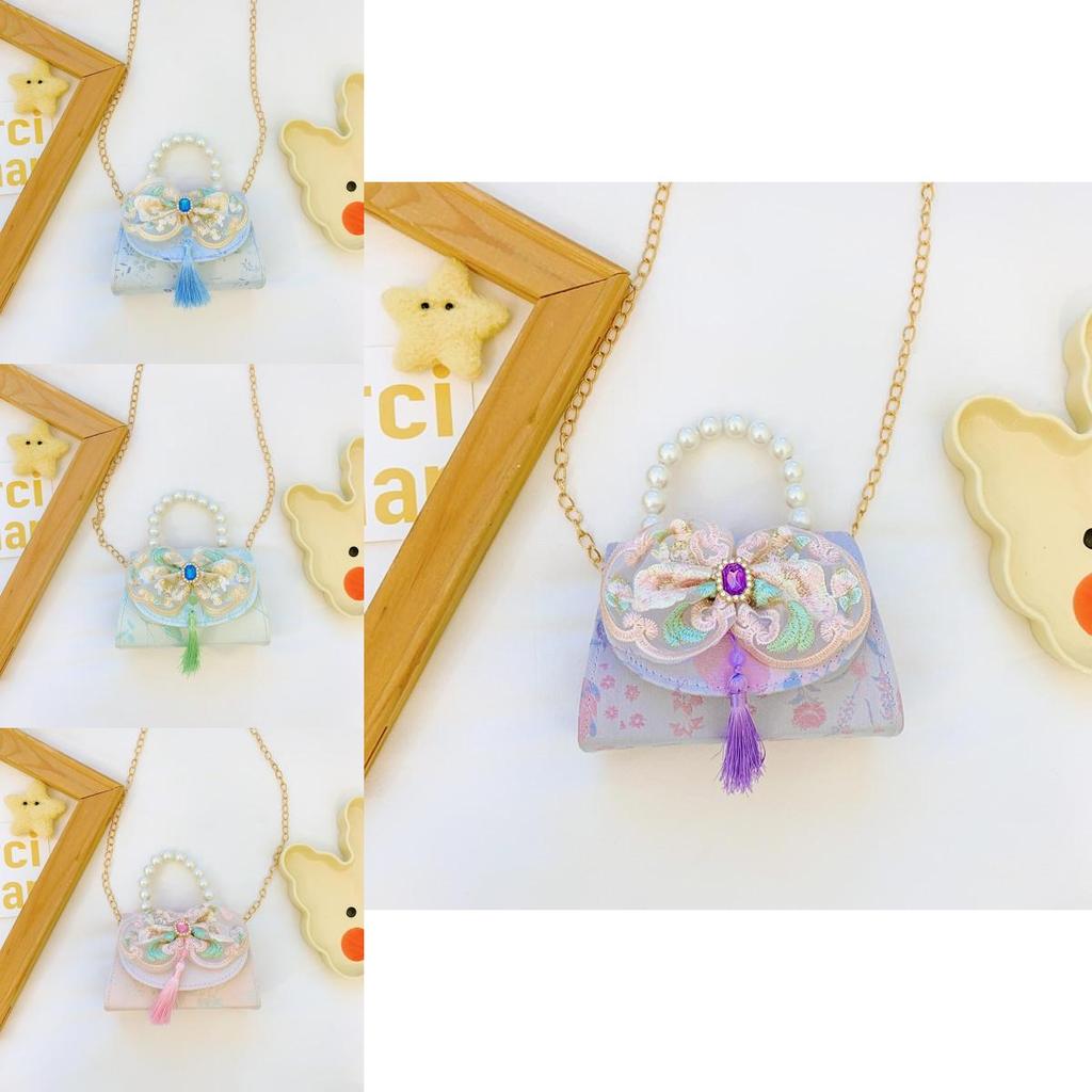 Frozen Kids Shoulder Bag With Bow And Tassel For Daily Outfits Characters Included)**