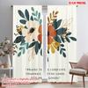 2pcs 2D Flat Printing Party Curtains Praise Lord Thanks Good 100% Polyester Fabric Without Electricity Holiday Decorations