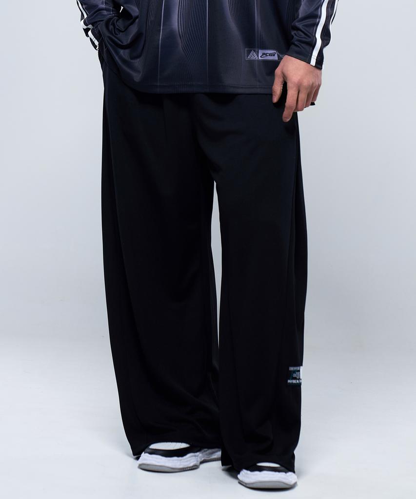 Pijikeolgameoncheu P2511 Basic Mesh Wide Pants [Black]