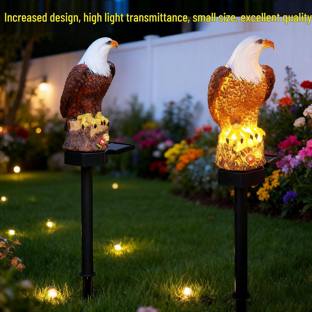 Solar Silicone Eagle Garden Landscape Light