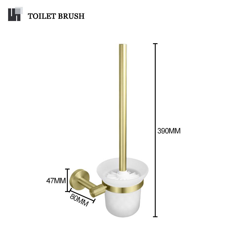 Brushed Gold Stainless Steel Knurling Towel Bar Holder Toilet Roll Holder Bathrobe Hook Hanger Towel Holder Bathroom Accessories