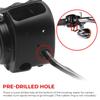 Handlebar Control Switch Housings Cover Kit Aluminum Black 1Pair Motorcycle For Harley Softail Standard FXST FXSTI 2001 - 2006
