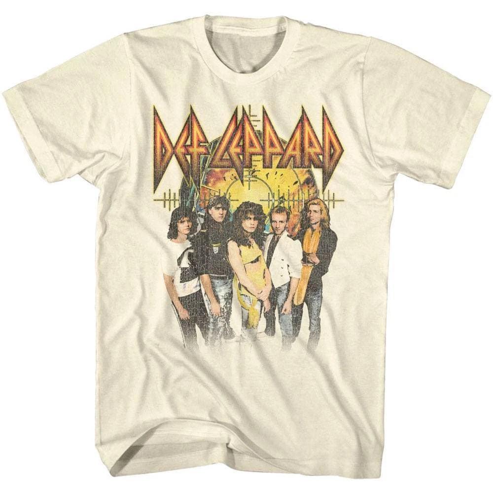 Def Leppard Pyromania Band Photo Men s T Shirt 3XL