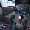 USYM3 For Seat Ibiza Armrest Box For Seat Ibiza 6j MK4 IV 6L Car Armrest 2018-2025 Storage Box Retrofit Parts Interior Car Accessories
