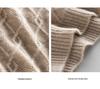Autumn/Winter Women's Slimming Sleeveless Pure Cashmere Cable Knit Diamond Pattern Top