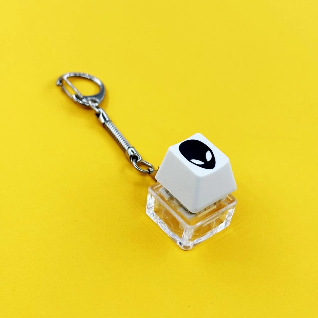 Keyboard Key Toy Party Stress Relief DIY Fidget Button Keycap Fidget Keychain Keyboard Keychain Toys Finger Keyboard
