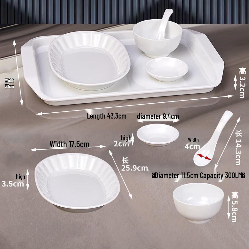 

Commercial Melamine Tableware Set