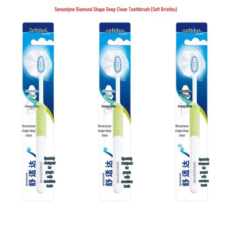 Sensodyne Deep Clean Soft Toothbrush 3-Pack