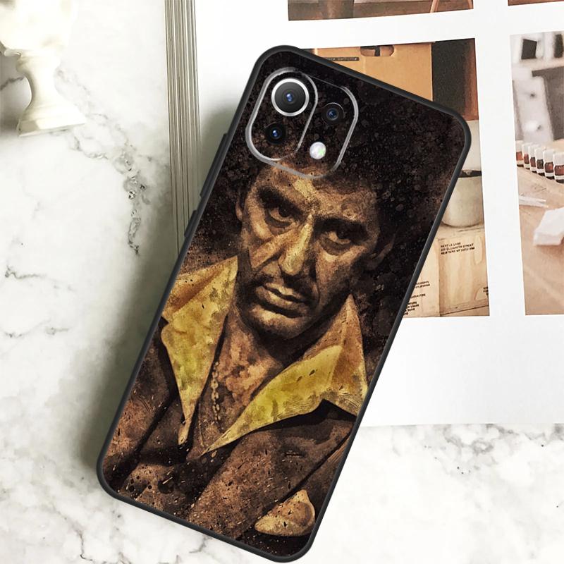 Tony Montana Scarface Al Pacino Case For Xiaomi 13 14 Pro Ultra 12 13 Lite 11T 12T 13T POCO F5 M6 X3 X5 X6 Pro F3 M5s Cover