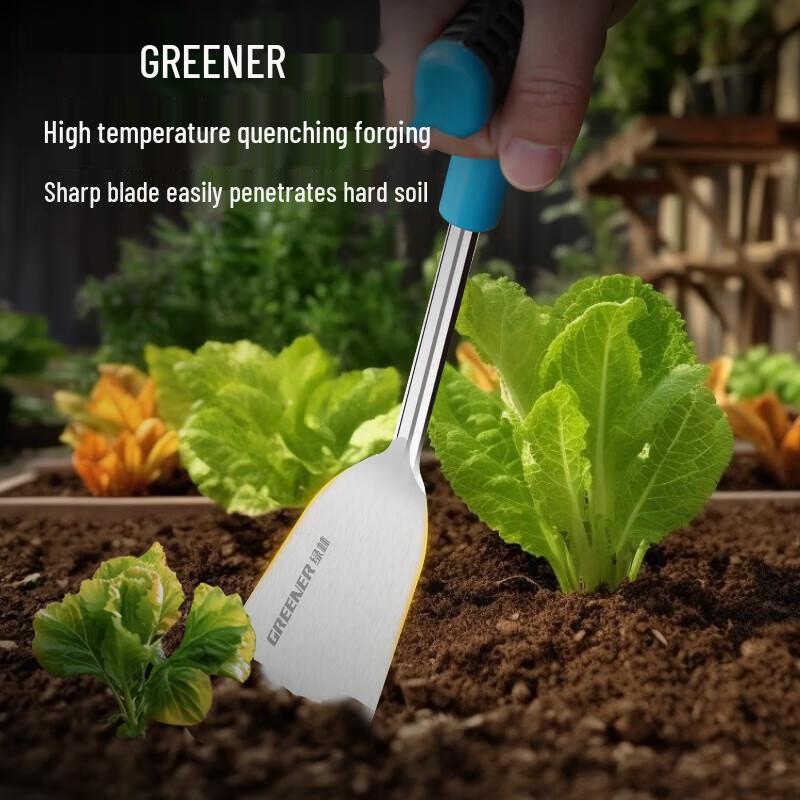 Набор садовых лопат из нержавеющей стали для овощей и прополки, китайская вилка (адаптер в комплекте)