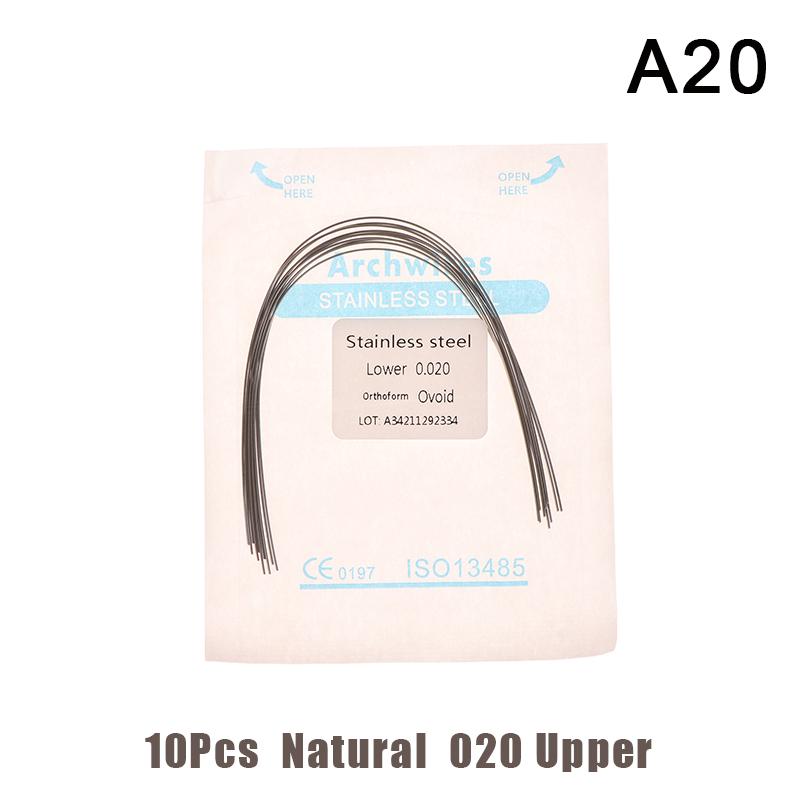 

10 шт./уп. Стоматологические дуги Суперэластичные Овоидные / Натуральные Прямоугольные Дуги Нижние/Верхние Овоидной Формы Стоматологический Материал