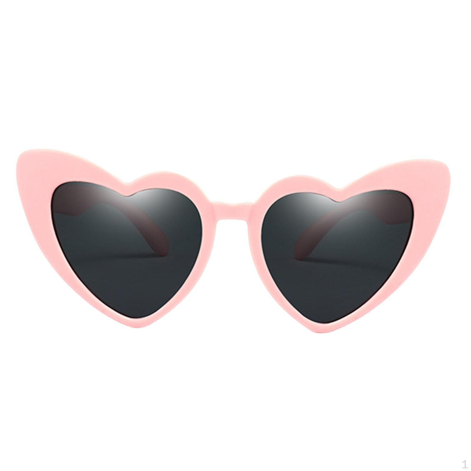 

Children Heart Sunglasses Lovely Baby Glasses for Boys and Girls Kids Shades рожевий