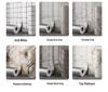 Waterproof Self-Adhesive Faux Marble Tile Sticker for Wall Renovation in Hallways, Kitchens, and Living Rooms