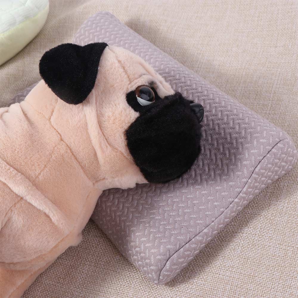 Soft Dog Neck Support Pillow Cute Dog Bed Pillow Cat Sleep Mat Pet Calming Toy  For Kitten Puppy