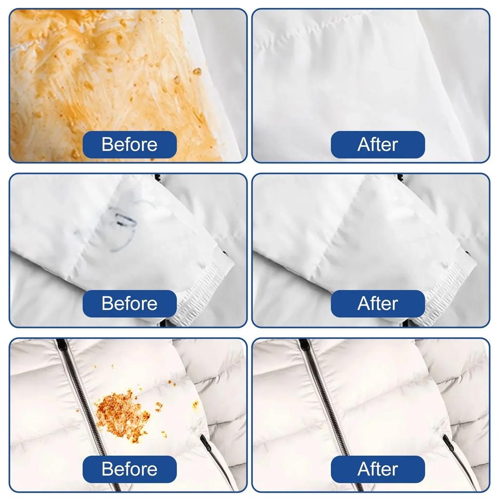 Foam Dry Cleaning Fluid Clothes Oil Stain Cleaner Down Jacket White Shoes Clothing Mattress Cleaning Wash-Free Fabrics Cleaner