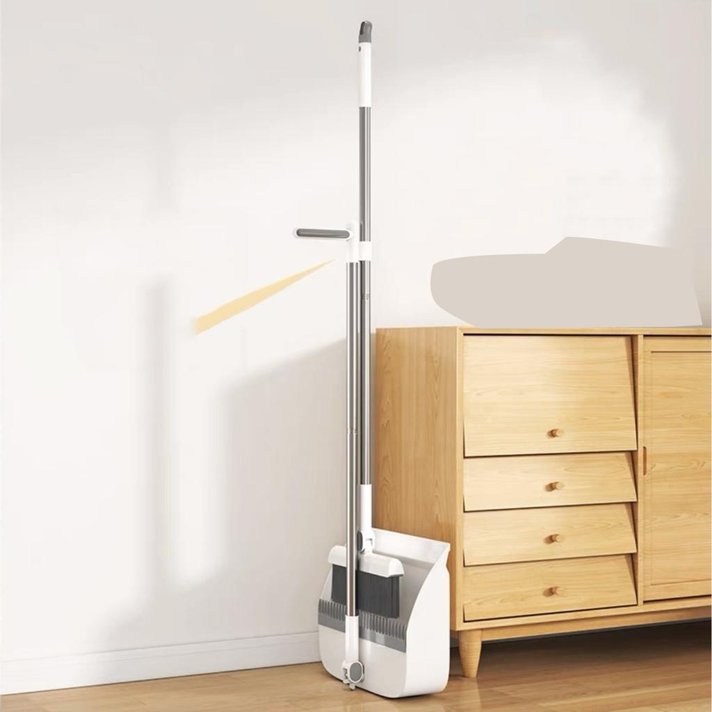 Home Cleaning Kit: Soft Bristle , Dustpan & Brush Combo - Non-Stick Hair, Ideal for Home