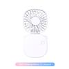Multi-Functional Mini Handheld Fan With Makeup Mirror Foldable Small Electric Fan Usb Rechargeable Portable Hanging Neck Fan